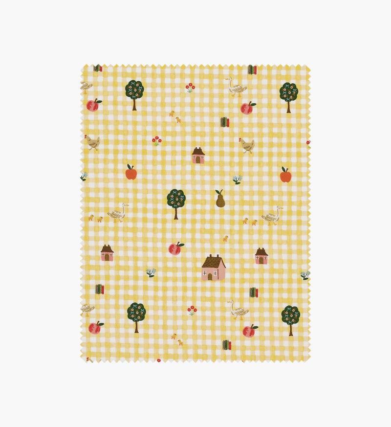 Tracy & Co Farmhouse Gingham Cotton Fabric - Butter