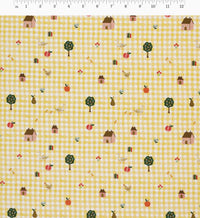 Tracy & Co Farmhouse Gingham Cotton Fabric - Butter