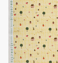 Tracy & Co Farmhouse Gingham Cotton Fabric - Butter