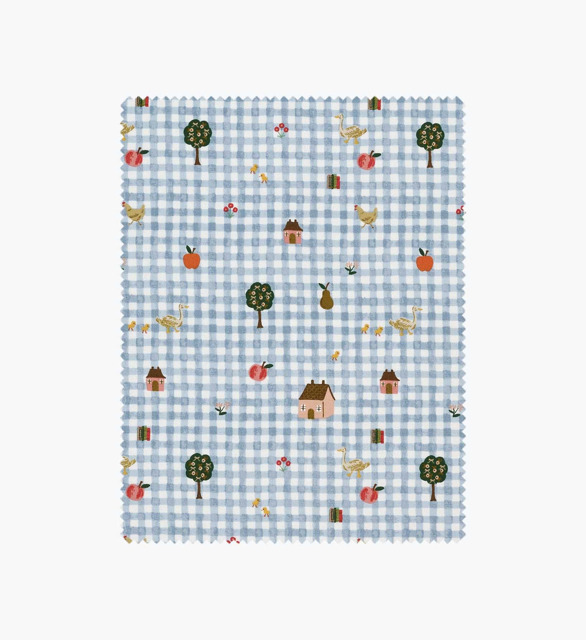 Tracy & Co Farmhouse Gingham Cotton Fabric - Blue