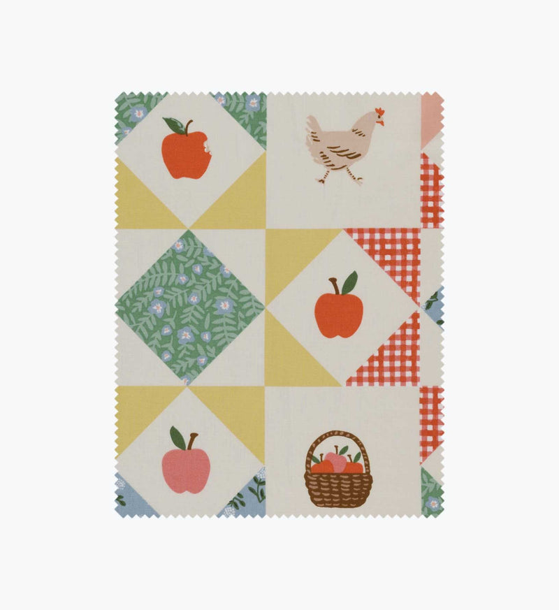 Tracy & Co Farmhouse Quilt Cotton Fabric - Multi