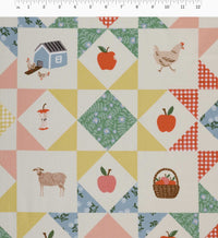 Tracy & Co Farmhouse Quilt Cotton Fabric - Multi