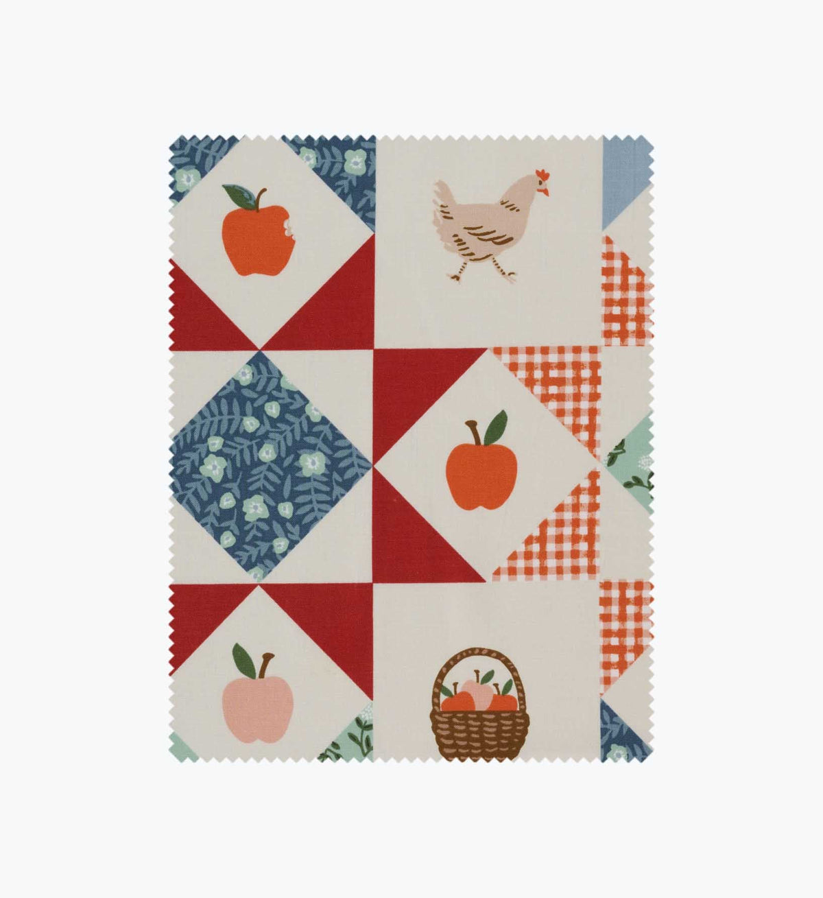 Tracy & Co Farmhouse Quilt Cotton Fabric - Slate