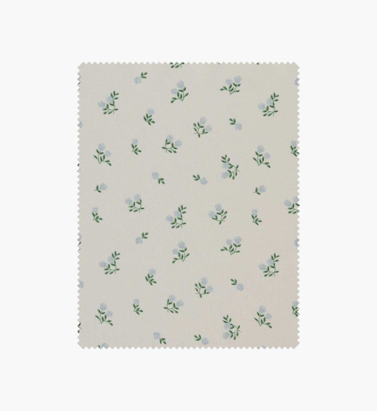 Tracy & Co Ditsy Hydrangea Cotton Fabric - Cream