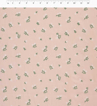 Tracy & Co Ditsy Hydrangea Cotton Fabric - Pink
