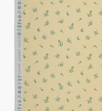 Tracy & Co Ditsy Hydrangea Cotton Fabric - Butter