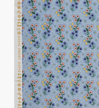 Tracy & Co Poppy Cotton Fabric - Slate