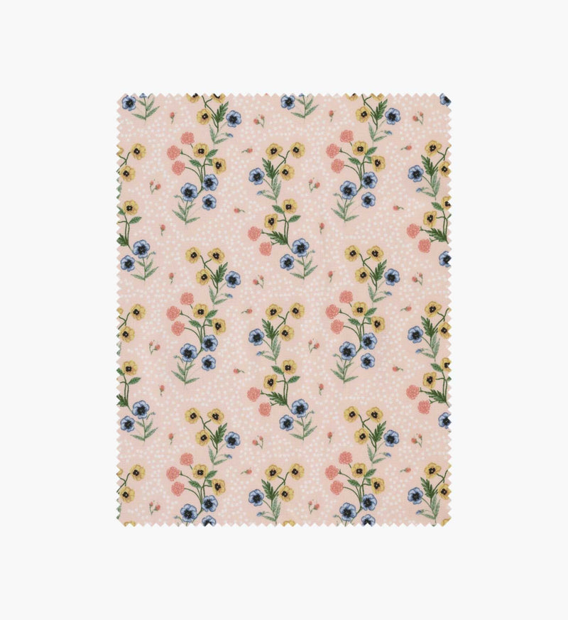 Tracy & Co Poppy Cotton Fabric - Pink