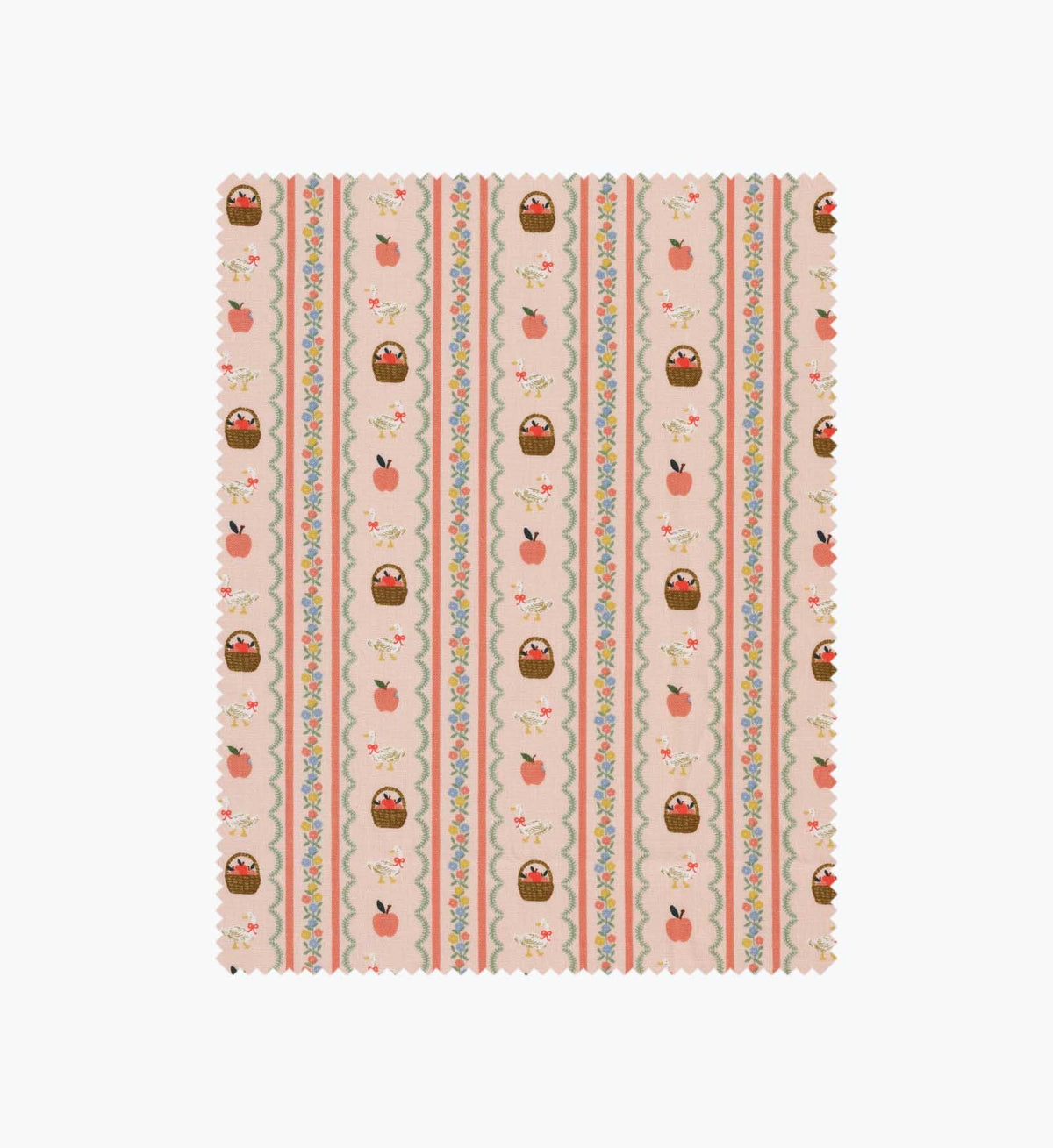 Tracy & Co Farmhouse Stripe Cotton Fabric - Pink