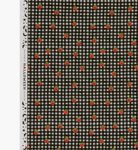 Tracy & Co Pumpkin Gingham Cotton Fabric - Black