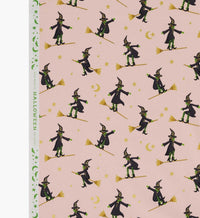 Tracy & Co Wicked Witches Cotton Metallic Fabric - Blush