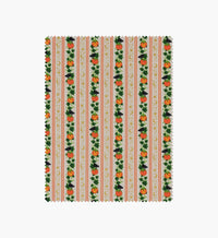 Tracy & Co Pumpkin Patch Cotton Metallic Fabric - Linen