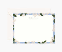 Tracy & Co Floral Personalized Stationery - Hydrangea