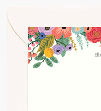 Tracy & Co Floral Personalized Stationery - Garden Party