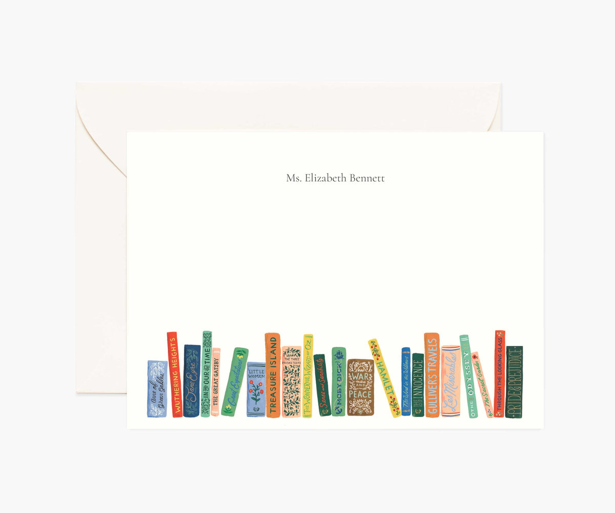 Tracy & Co Everyday Personalized Stationery - Book Club