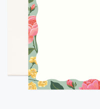 Tracy & Co Floral Personalized Stationery - Roses