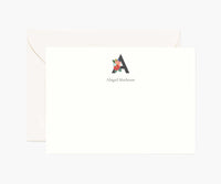 Tracy & Co Monogram Personalized Stationery - A