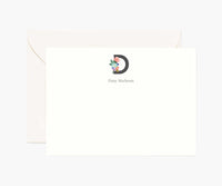 Tracy & Co Monogram Personalized Stationery - D
