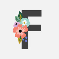 Tracy & Co Monogram Personalized Stationery - F