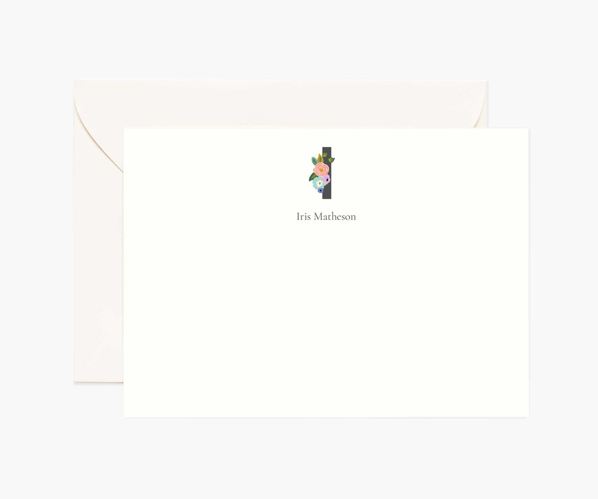 Tracy & Co Monogram Personalized Stationery - I