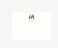 Tracy & Co Monogram Personalized Stationery - M