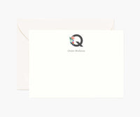 Tracy & Co Monogram Personalized Stationery - Q