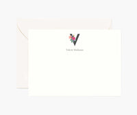 Tracy & Co Monogram Personalized Stationery - V