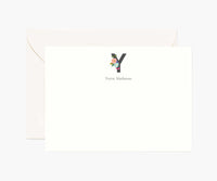 Tracy & Co Monogram Personalized Stationery - Y