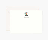 Tracy & Co Monogram Personalized Stationery - Z