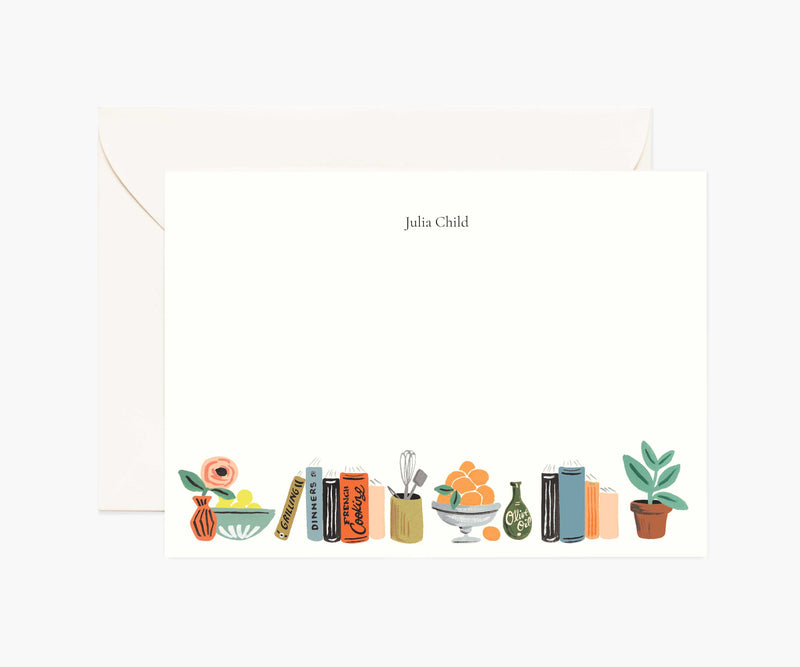 Tracy & Co Everyday Personalized Stationery - Kitchen Shelf