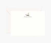 Tracy & Co Activities Personalized Stationery - Sailboat