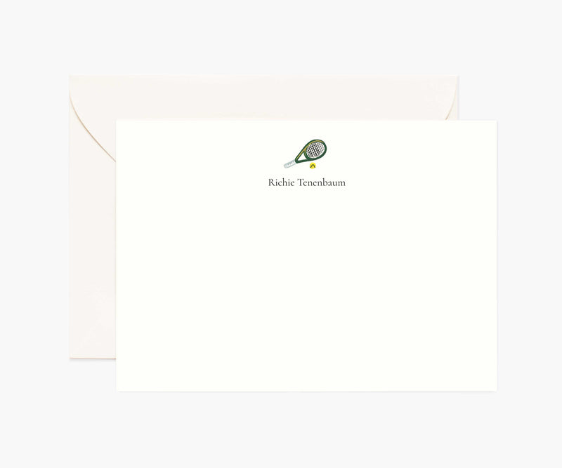 Tracy & Co Activities Personalized Stationery - Tennis