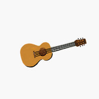 Tracy & Co Arts Personalized Stationery - Guitar