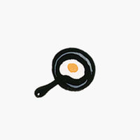 Tracy & Co Food & Drink Personalized Stationery - Frying Pan