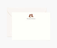 Tracy & Co Activities Personalized Stationery - Cowboy Boots