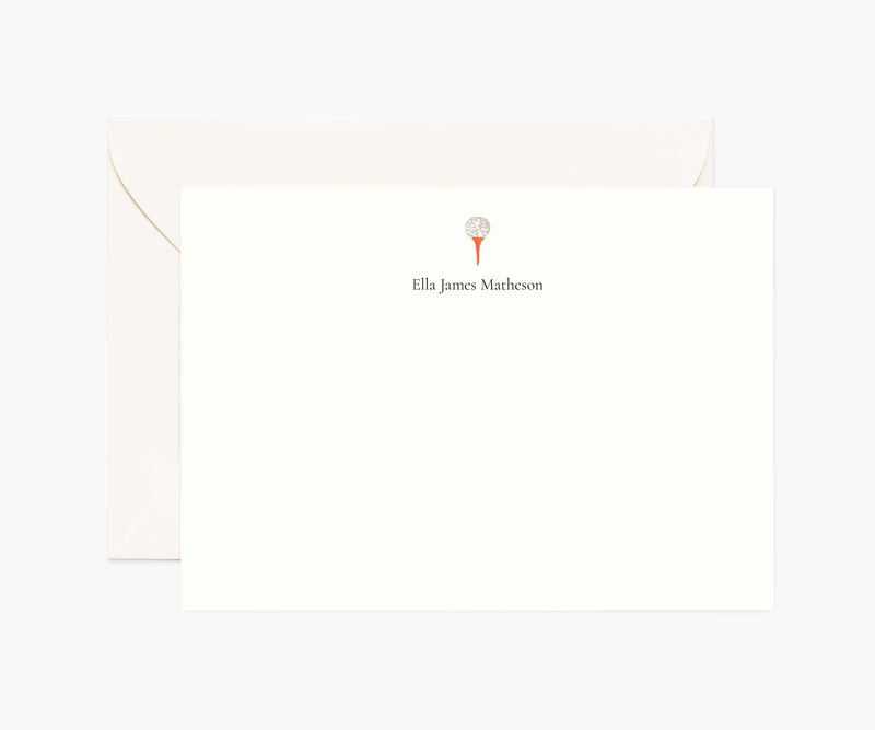 Tracy & Co Activities Personalized Stationery - Golf