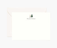 Tracy & Co Activities Personalized Stationery - Skis