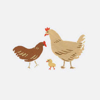 Tracy & Co Animals Personalized Stationery - Chickens