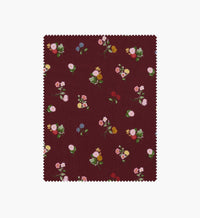 Tracy & Co Ditsy Dahlia Rayon Fabric - Burgundy