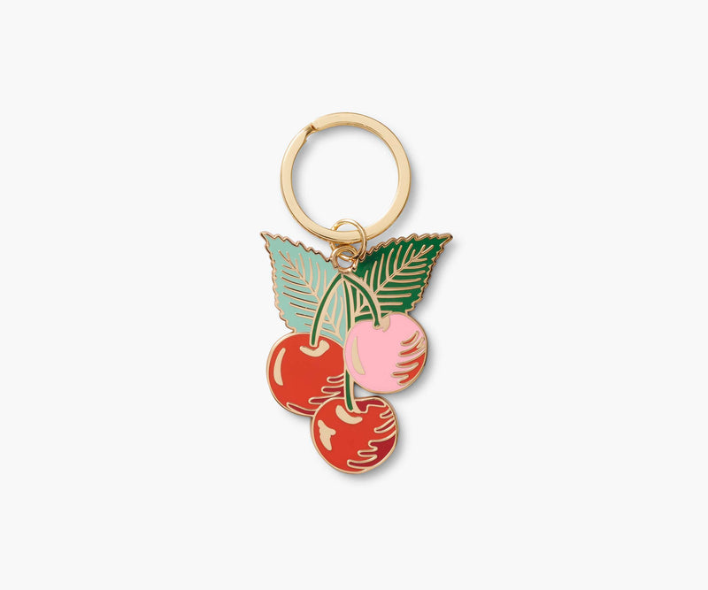 Tracy & Co Enamel Keychain - Cherries