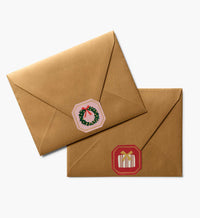 Tracy & Co Envelope Seals - Holly Jolly
