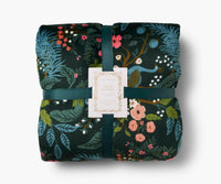 Tracy & Co Fleece Blanket - Peacock