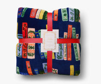Tracy & Co Fleece Blanket - Bookshelf