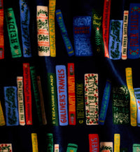 Tracy & Co Fleece Blanket - Bookshelf