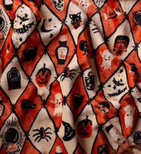 Tracy & Co Fleece Blanket - Halloween Argyle