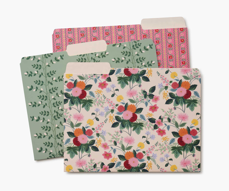 Tracy & Co Assorted File Folders - Dahlia