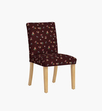 Tracy & Co Lorraine Dining Chair - Ditsy Dahlia Burgundy