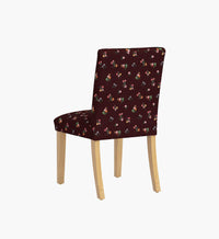 Tracy & Co Lorraine Dining Chair - Ditsy Dahlia Burgundy