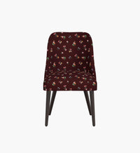 Tracy & Co Clare Dining Chair - Ditsy Dahlia Burgundy