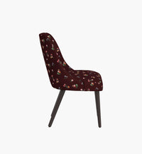 Tracy & Co Clare Dining Chair - Ditsy Dahlia Burgundy